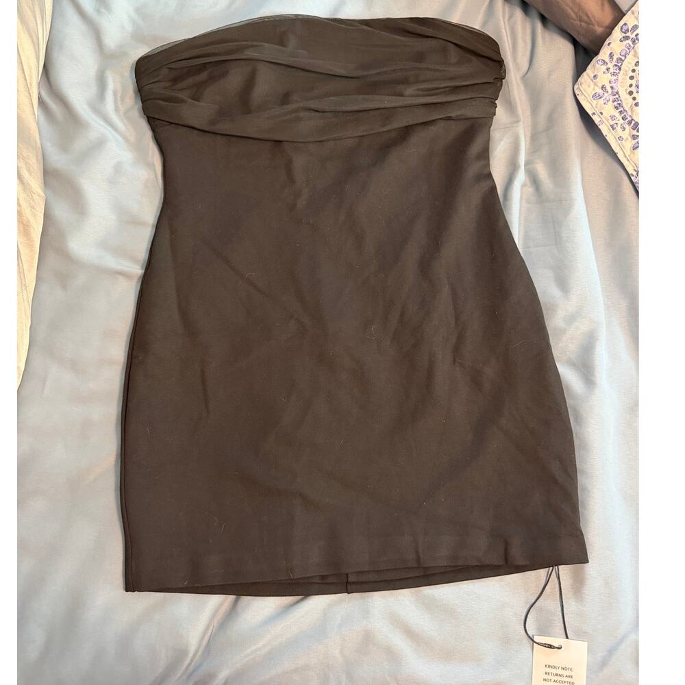 Superdown Size Large Black Mini Dress NWT